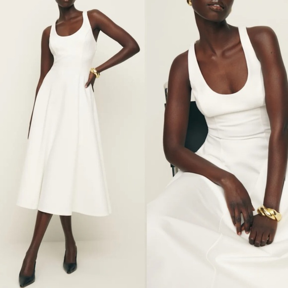 Reformation Dresses & Skirts - REFORMATION Mikol Knit Dress WHITE NEW